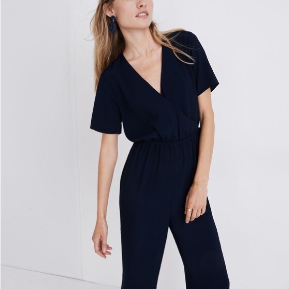 Madewell Navy Jumpsuit NWT